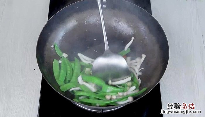 白玉菇荷兰豆的做法大全家常做法 荷兰豆炒白玉菇的做法