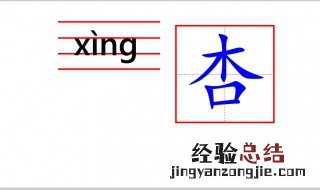 杏字怎么写好看的技巧 杏字怎么写