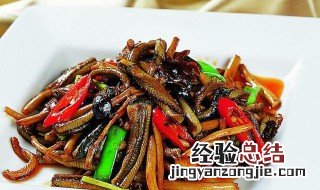 鳝片的炒法 鳝片炒芥兰