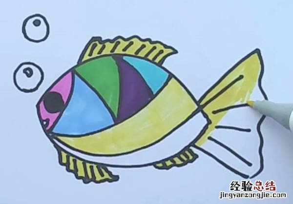 鱼的简笔画 简单又好看 鱼的简笔画