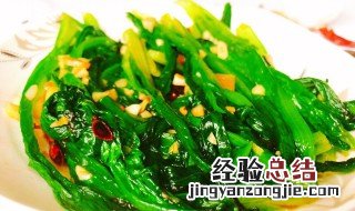 炒麦菜方法 炒麦菜图