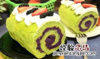 菠菜紫薯蛋糕卷的做法 菠菜紫薯蛋糕卷怎么做