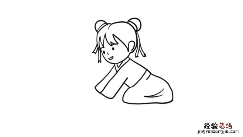 中元节河灯简笔画 寒衣节放河灯简笔画