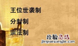 宗法制与分封制的关系