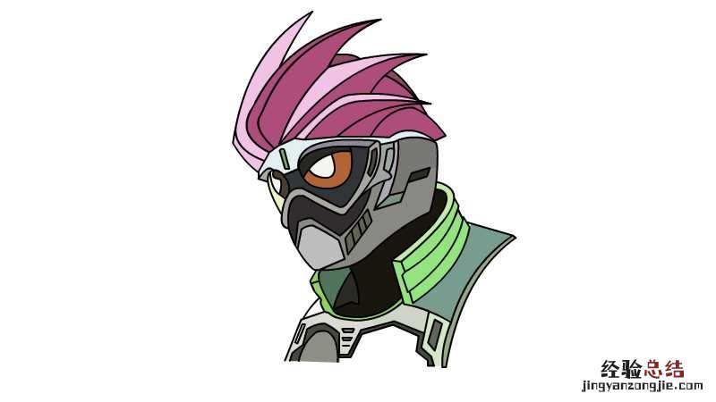 假面骑士简笔画 假面骑士简笔画 build