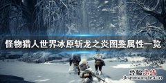 怪物猎人世界冰原斩龙之炎属性怎么样 斩龙之炎图鉴属性一览_网