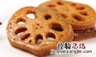周黑鸭藕片的做法 周黑鸭糯米藕的做法