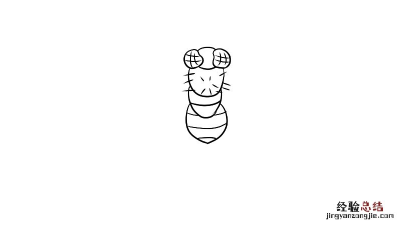 苍蝇简笔画 简单 苍蝇的简笔画教程