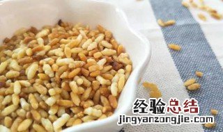 炒焦米的功效与作用 三种人不宜喝炒米茶