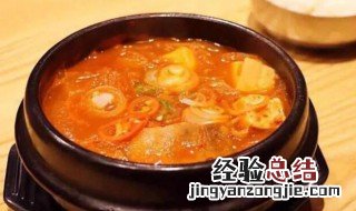 石锅泡菜汤图片 石锅泡菜汤