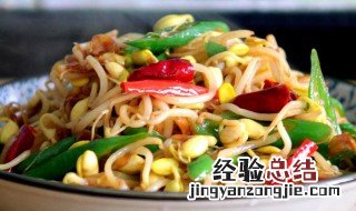 蒜炒黄豆芽的做法 大蒜面筋炒黄豆芽怎么做
