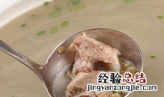 蹄筋排骨汤如何做 蹄筋排骨汤做法介绍