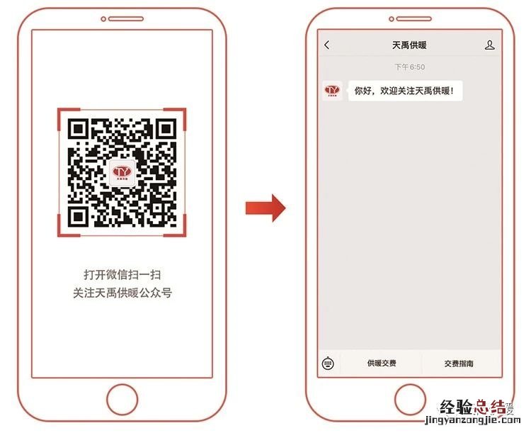 沈阳天禹供暖线上缴费操作流程