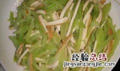 豆干炒莴苣怎么做 莴笋炒豆干