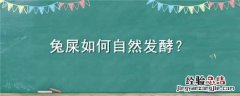 兔屎如何自然发酵 兔屎如何自然发酵个人图书馆