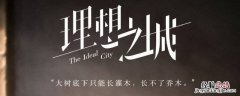 《理想之城》的男主角是谁 理想之城男二是谁