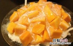 芒果沙冰的功效及做法 芒果沙冰的功效及做法大全