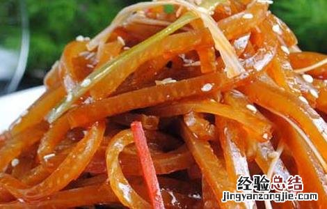 凉拌猪皮的功效及做法 凉拌猪皮的功效及做法视频