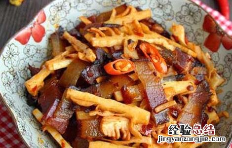 冬笋炒腊肉的功效及做法 冬笋炒腊肉的功效及做法窍门