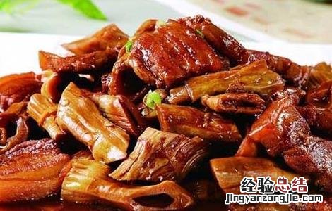 笋干烧肉的功效及做法 笋干烧肉的功效及做法窍门