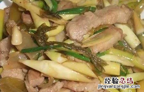 春笋炒肉怎么做好吃法 春笋炒肉的功效及做法