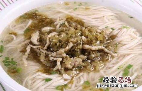 雪菜肉丝面的功效及做法 雪菜肉丝面的功效及做法视频