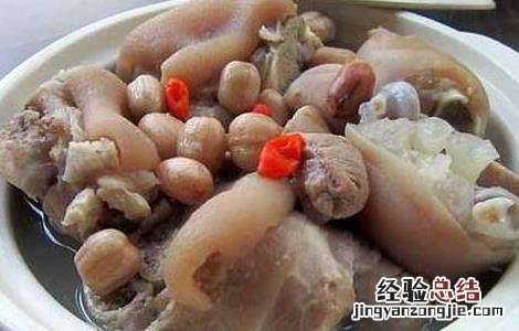 猪蹄炖花生的功效及做法窍门 猪蹄炖花生的功效及做法