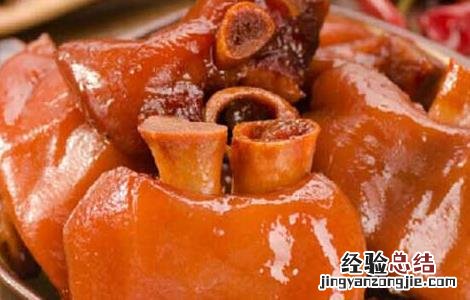 卤五香猪蹄的做法大全图解 五香卤猪蹄的功效及做法