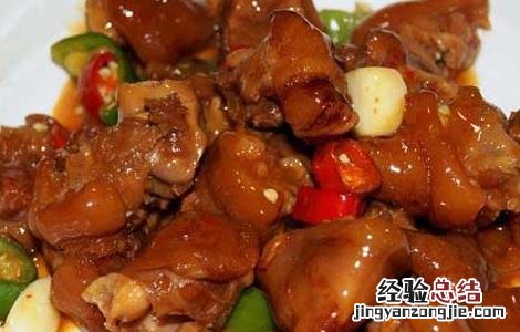 红烧猪蹄的功效及做法 红烧猪蹄作用