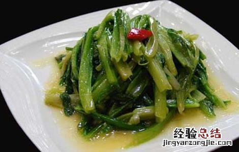 蒜蓉炒油麦菜的功效及做法 蒜蓉炒油麦菜的功效及做法大全