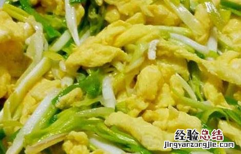 蒜薹炒鸡蛋的营养价值及功效 蒜薹炒鸡蛋的功效及做法