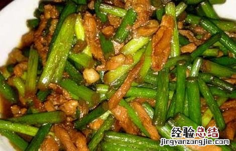 蒜苔炒肉的功效及做法窍门 蒜苔炒肉的功效及做法