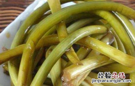 蒜苔简单的腌制方法 家常蒜苔的腌制方法
