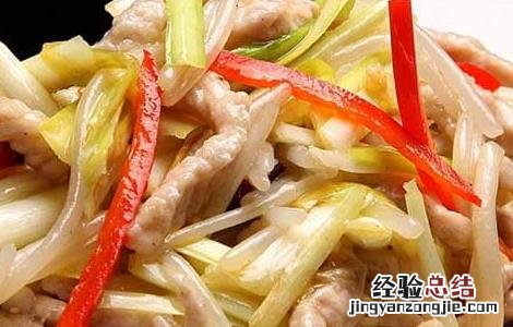 韭黄炒肉丝的功效及做法 肉丝炒韭黄的做法窍门