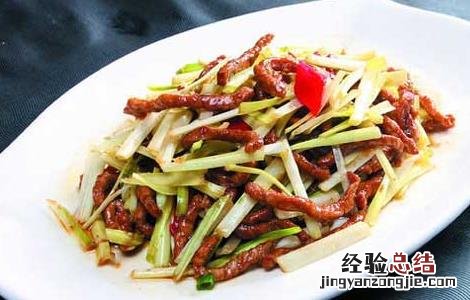 韭黄炒肉丝的功效及做法 肉丝炒韭黄的做法窍门