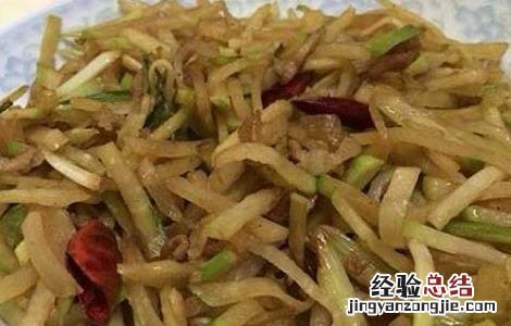 苤蓝炒肉丝的功效及做法 苤蓝丝炒肉丝