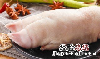 花生焖猪脚做法 花生焖猪脚做法家常做法