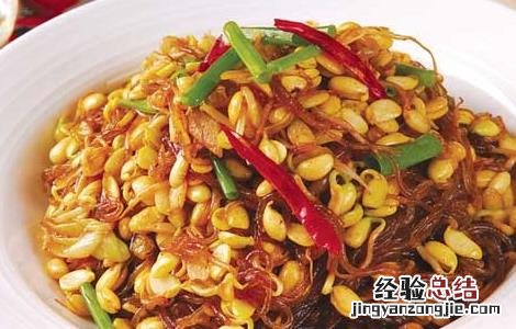 黄豆芽炒粉条的家常做法图片 黄豆芽炒粉条的家常做法