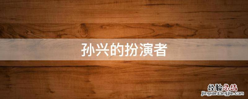 孙兴的扮演者 孙兴的扮演者吴晓亮