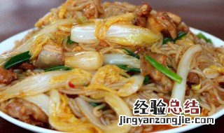 白菜粉条肉怎么炒好吃 白菜粉条炒肉的做法