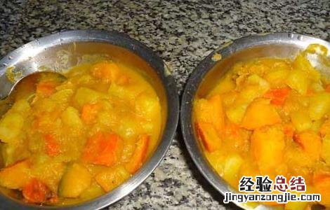 南瓜炖土豆的家常做法 南瓜炖土豆的家常做法大全