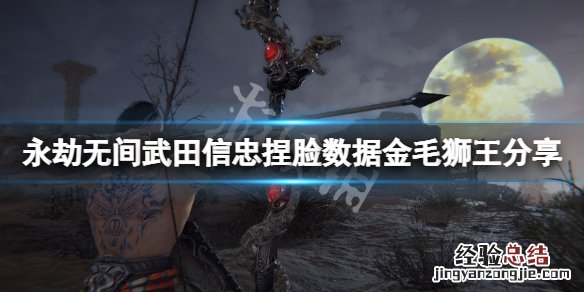 永劫无间武田信忠捏脸数据金毛狮王