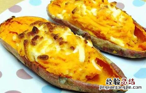 芝士焗红薯的家常做法视频 芝士焗红薯的家常做法