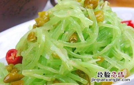 清炒莴笋的家常做法 清炒莴笋片的家常做法