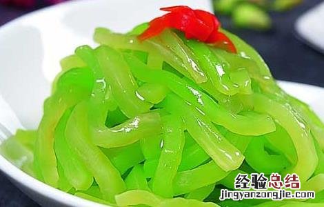 清炒莴笋的家常做法 清炒莴笋片的家常做法
