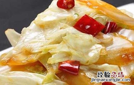 酸辣白菜的家常做法简单 酸辣白菜的家常做法