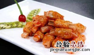 糖醋藕条的做法视频 糖醋藕条的做法