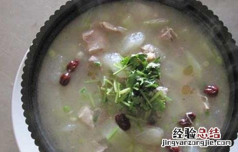 羊肉冬瓜汤的做法 羊肉冬瓜汤的做法及配料