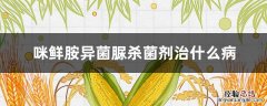 咪鲜异菌脲的杀菌效果 咪鲜胺异菌脲杀菌剂治什么病