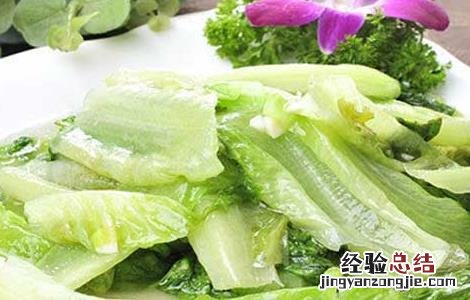 蒜泥生菜的做法视频 蒜泥生菜的做法